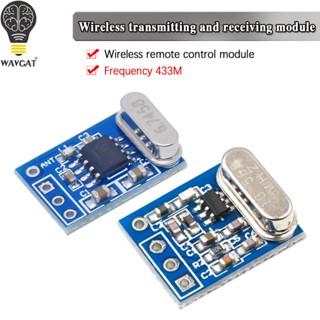 บอร์ดโมดูลรับส่งสัญญาณไร้สาย 433MHZ SYN115 SYN480R ASK OOK Chip PCB สําหรับ arduino 2 ชิ้น 1 ชุด