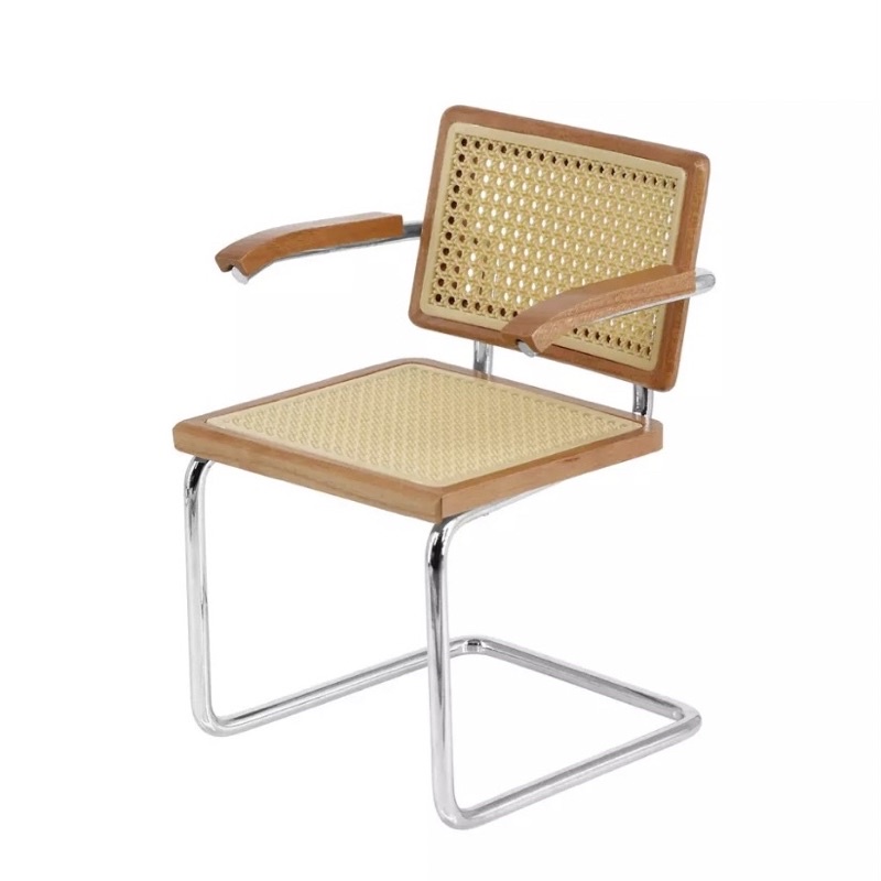 เก้าอี้จำลองขนาดจิ๋ว Cesca Chair 1928/เก้าอี้โค้ง/เก้าอี้พักแขน สเกล 1/6 Blythe บาร์บี้ เฟอร์นิเจอร์