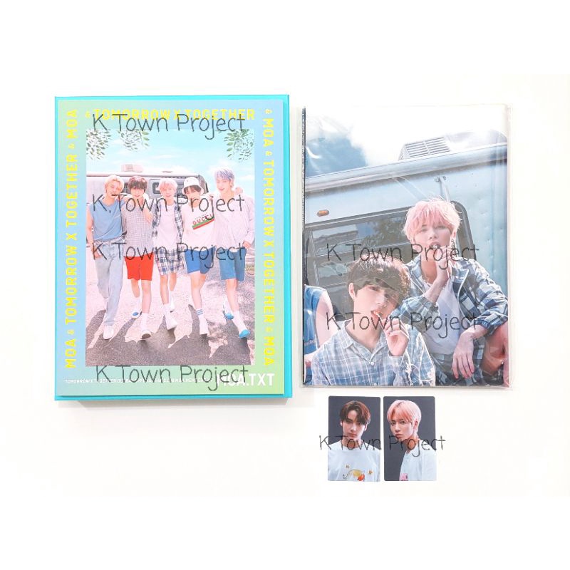 TXT MOA 2ND MEMBERSHIP KIT OUTBOX PHOTOBOOK โปสเตอร์ YEONJUN SOOBIN TAEHYUN BEOMGYU HUENINGKAI PC PH