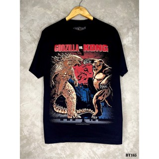 Godzillaเสื้อยืดสีดำสกรีนลายBT165