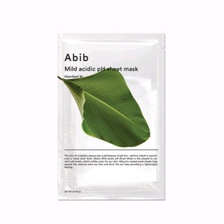 Abib Mild Acidic pH Sheet Mask Heartleaf Fit