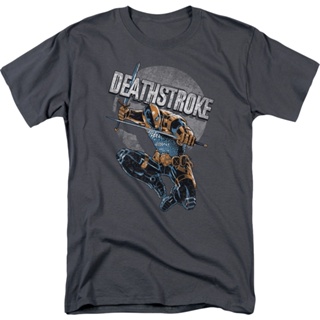 Spotlight Deathstroke DC Comics T-Shirt เสื้อคนอ้วนผญ เสื้อครอปสายฝอ เสื้อแฟชั่นผญ2022 อื่นๆ เสื้อยืดเข้ารูป