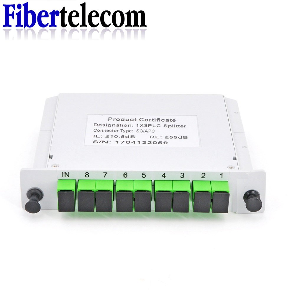 Sc APC PLC 1X2 1X4 1X8 1X16 กล่องแยกสัญญาณไฟเบอร์ออปติก