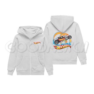 Hotwheels ขายดี เสื้อแจ็กเก็ต มีฮู้ด สําหรับเด็ก