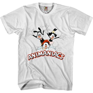 Yakko Wakko and Dot Animaniacs T-Shirt เสื้อคนอ้วนผญ เสื้อวินเทจผญ เสื้อเชิ้ตชาย