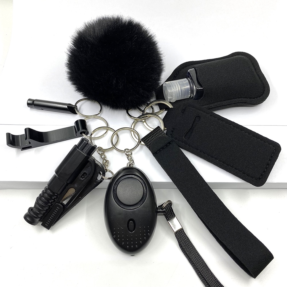 ชุดสนับมือ ทองเหลือง หลวม อุปกรณ์เสริม สําหรับป้องกันตัวเอง ชุดพวงกุญแจป้องกันตัวเองของผู้หญิง