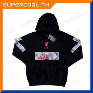 Liverpool 2022/23 Away Club Fleece Hoodie เสื้อฮู้ดดี้ลิเวอร์พูล เสื้อฮู้ดมีหมวกลิเวอร์พูล