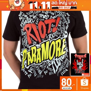 เสื้อวง Paramore เสื้อผ้าแฟชั่น พาร์อะมอร์ เสื้อยืด วงดนตรี เสื้อวินเทจ RCM1381