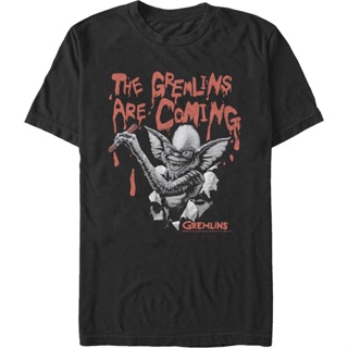 Stripe Poster Gremlins T-Shirt เสื้อแฟชั่นผญ2022 อื่นๆ เสื้อโอเวอร์ไซ