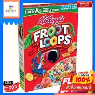 Kelloggs Froot Loops 160 g.   เคลล็อกส์ ฟรูตลูปส์ อาหารเช้า ซีเรียลธัญพืชKelloggs Froot Loops 160 g Céréales pour peti