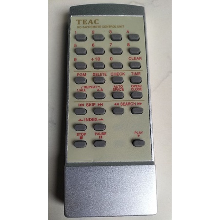 การควบคุมเครื่องเล่น CD Teac