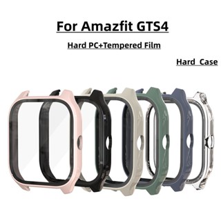 เคสแข็ง PC พร้อมฟิล์มกันรอยหน้าจอ สําหรับ Amazfit GTS4 Amazfit GTS4