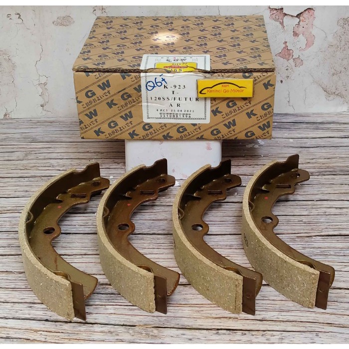 รองเท้าเบรก แผ่นรองเบรกด้านหลัง FUTURA T120SS KGW K-923