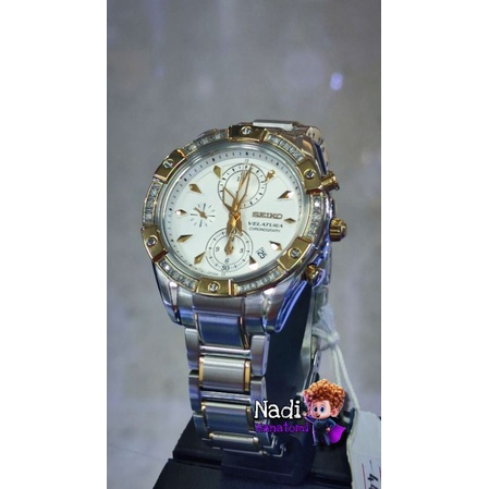 SEIKO Velatura Diamond นาฬิกาข้อมือผู้หญิง 2 กษัตริย์ SNDV64P1