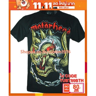 เสื้อวง Motorhead เสื้อยืดวงดนตรีร็อค เสื้อวินเทจ มอเตอร์เฮด MTH1758