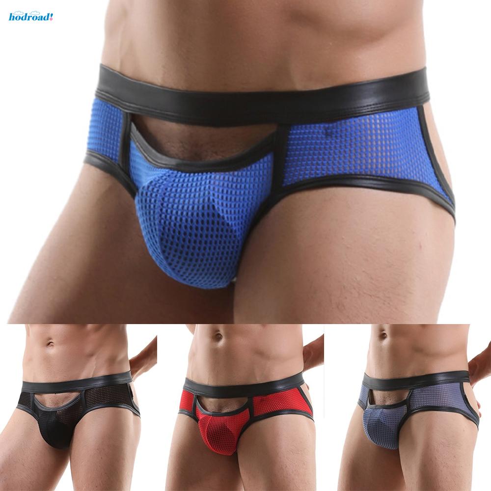 【HODRD】Underwear See Mesh Thong Panties Briefs Mens Sexy Backless Jockstrap Buttoms【Fashion】 #4