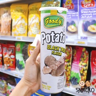 มันฝรั่งทอดกรอบ (ตรากู๊ดดี้) Black Truffle Flavor Potato Chips ปริมาณ90กรัม