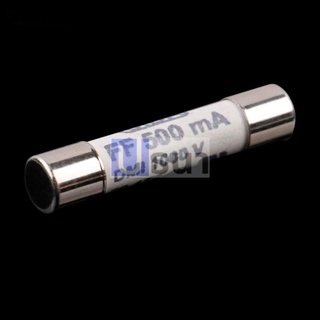 ฟิวส์ Meter Fuse มิเตอร์ มัลติมิเตอร์ ULTRA FAST BLOW FF500mA 1000V DMI 6.3x32mm #C6.2x32FF-DMI FF500mA SIBA (1 ตัว)