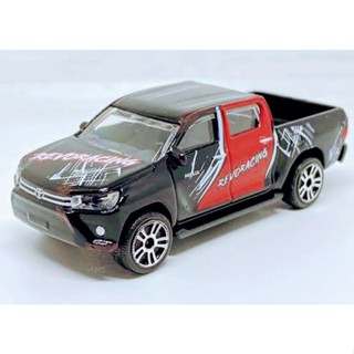 Majorette โมเดลรถกระบะ Toyota Revo อัตราส่วน 1 : 64 สีดำ