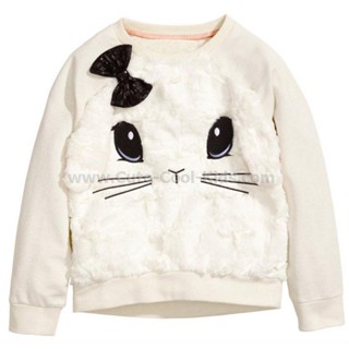 TLG-922 เสื้อแขนยาวเด็กผู้หญิง sweater ลายกระต่าย Size-130 (6-7Y)