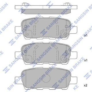 ผ้าดิสเบรคหลัง NISSAN TEANA J31 2008- J32 2008- X-TRAIL T30 2001- T31 2008- ELGRAND E51 2003- HI-Q