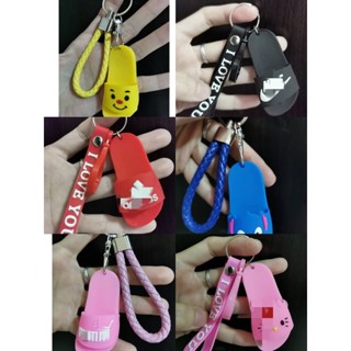 🔥NEW! 22ลาย! เลือกสีได้ พวงกุญแจรองเท้าใหม่ New cartoon keychain for bag and key YSK