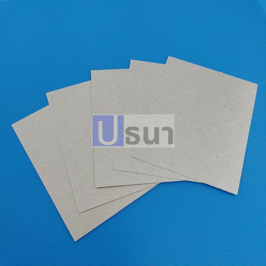 แผ่นไมก้า ไมก้า ตู้อบ เตาอบ ไมโครเวฟ Microwave Mica Plate Sheet 12cmx15cm หนา 0.4mm #แผ่นไมก้า (1 แผ