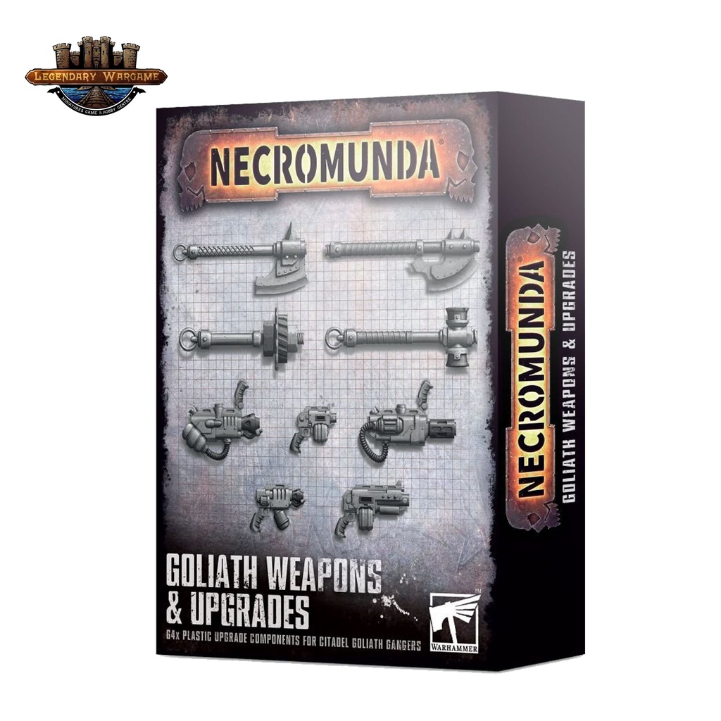 [GWพร้อมส่ง] Warhammer NECROMUNDA: GOLIATH WEAPONS & UPGRADES โมเดลเกมสนามจำลอง