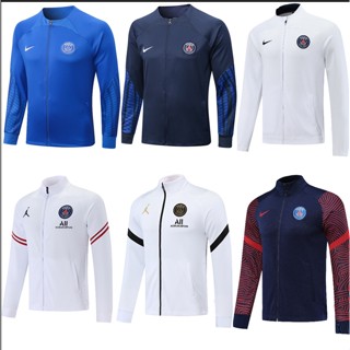 พร้อมส่ง] เสื้อแจ็กเก็ตแขนยาว ลายทีมชาติฟุตบอล PSG Paris Jordan 2022 23 คุณภาพสูง 1:1