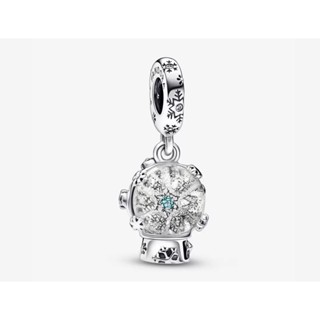 [พร้อมส่ง สินค้าแท้ 💯] Pandora Snowflake Snow Globe Dangle Charm