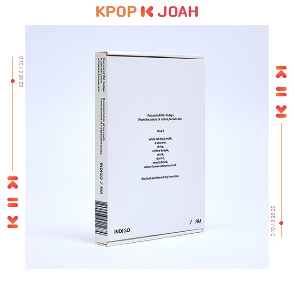 RM (BTS) - First Solo Album 'Indigo' Book Edition