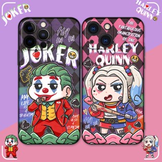 เคสป้องกันโทรศัพท์มือถือ พิมพ์ลาย Joker and Harley Quinn สําหรับ Iphone 14ProMax 11Pro XS 11 13mini 13Promax 11 12 13 7p