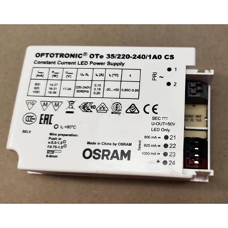Constant Current LED Power Supply OTe 35/220-240/1A0 CS