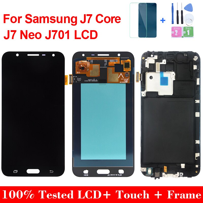 สําหรับ Samsung Galaxy J7 Core Neo J701 SM-J701F J701M J701MT จอแสดงผล LCD Touch Screen Digitizer As