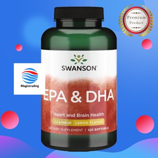 Swanson EFAs EcOmega EPA/DHA Fish Oil / 120 Sgels