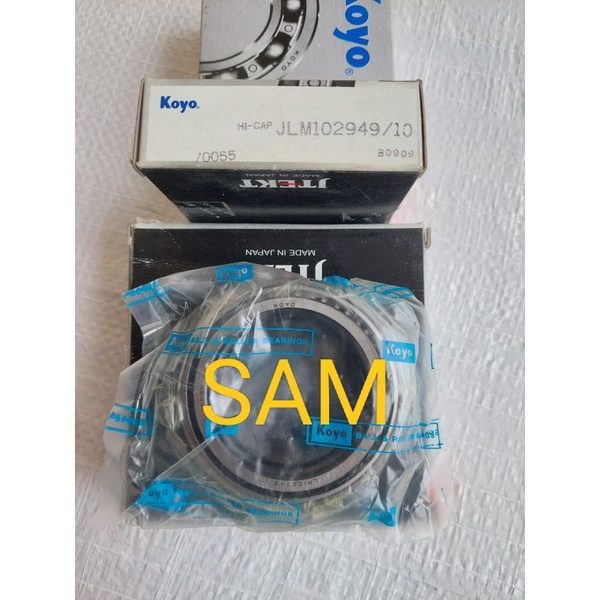 เจเอ็นเอ็ม102949/10 102949/10 แบริ่งล้อหน้า L200 LANCRUISER 2F HARDTOP