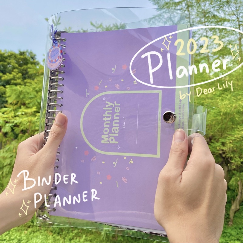 2026 Journal Planner SET / Binder + รายเดือน / Clear Binder / Aesthetic Journal / Binder Companion /