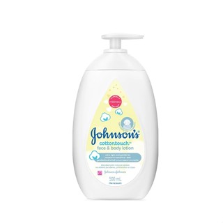 JOHNSONS จอห์นสัน คอตตอนทัช เฟซ แอนด์ บอดี้ โลชั่น 500 มล.