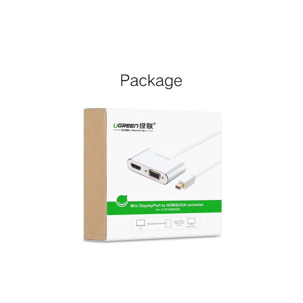 UGREEN (MD115) Converter Mini Display Port TO HDMI + VGA #5