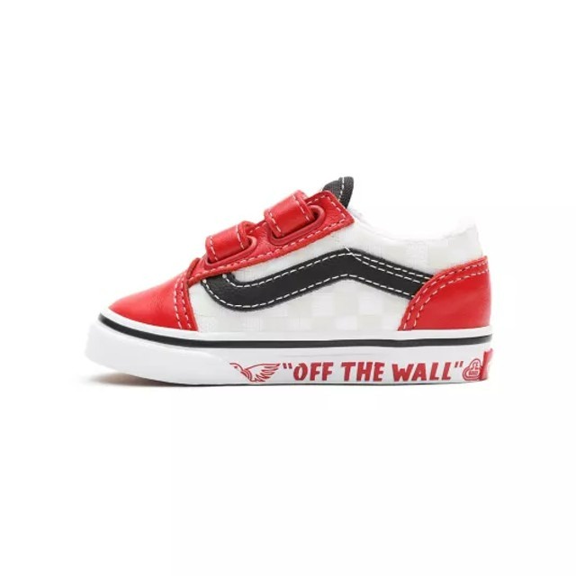 [ของแท้ ส่งไว จากไทย] VANS TODDLER TD OLD SKOOL V - (SE BIKES) LIL RIPPER/RED/PLUME/REFLECTIVE