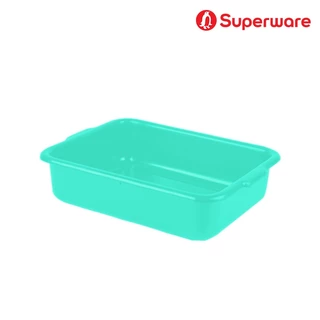 Srithai Superware กระบะเก็บจาน กะละมังพลาสติกสี่เหลี่ยมอเนกประสงค์ รุ่น M-75