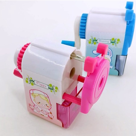 กบเหลาดินสอ กบเหลาไฟฟ้า เหลากบแบบตั้งโต๊ะ เครื่องเหลาดินสอแบบมือหมุน - รูปที่ 2