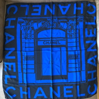 Chanel Silk Satin Scarf