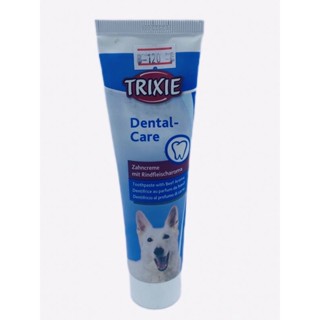 Dental Care ยาสีฟันสัตว์เลี้ยง กลิ่นเนื้อวัว ยี่ห้อ Trixie นำเข้าจากเยอรมัน ขนาด 100g