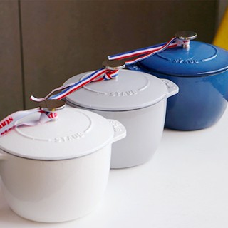 Staub enamel pot Household rice pot Enamel cast iron pot Original braising pot Soup pot Multi functional rice pot