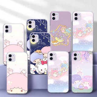 เคสโทรศัพท์มือถือแบบนิ่ม TPU ใส ลายการ์ตูน twin star ERT50 สําหรับ Samsung S10 S10E S20 Fe Lite S20 Ultra S21 Plus