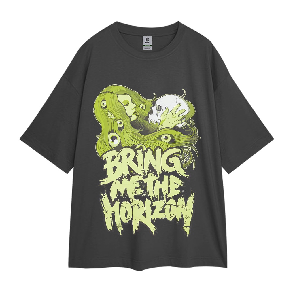 Bmth BRING ME THE HORIZON เสื้อยืดสไตล์วินเทจ OVERSIZE TEE