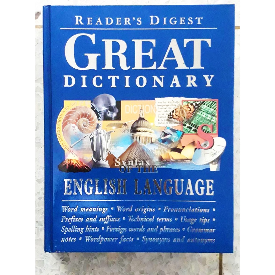 READER'S DIGEST GREAT DICTIONARY SYNTAX OF THE ENGLISH LANGUAGE