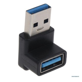 Lucky อะแดปเตอร์ปลั๊กแปลง USB 3.0 90 องศา มุมขวา ตัวผู้ ตัวเมีย USB 3.0