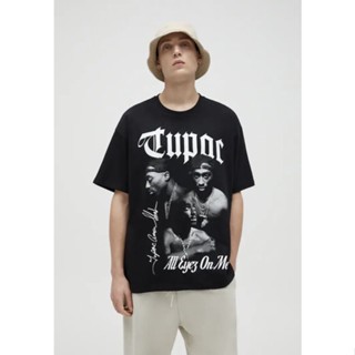 เสื้อยืด ลาย Tupac สไตล์วินเทจ | Tupac THUG LIVE | สีดํา | เสื้อยืด พิมพ์ลาย Tupac rap สไตล์ฮิปฮอป